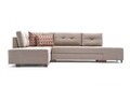 Coltar extensibil pe stanga Manama, Balcab Home, 280x206x85 cm, lemn, crem