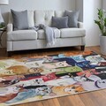 Covor, Woopamuk238, 80x300 cm, 70% bumbac/30% poliester, Multicolor