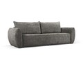 Canapea extensibila 3 locuri, Kaelle, Micadoni Home, BL, 244x97x91 cm, poliester chenille, gri