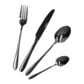 Set tacamuri 16 piese Abele, Homla, inox tip 430, negru