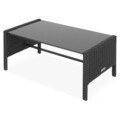 Set mobilier pentru gradina/terasa, 4 piese, Laredo, otel, negru/gri