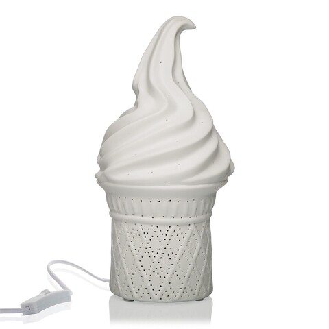 Veioza Ice Cream, Versa, 1 x E14, 25W, Ø13.7x27 cm, portelan