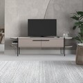 Comoda TV, Decortie, Otis, 160 x 45 x 35.6 cm, pal melaminat, mocha/alb