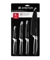 Set cutite 4 piese Jasper Black, Ambition, inox