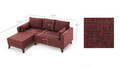 Coltar, Balcab Home, 825BLC1518, Lemn / MDF, Rosu claret