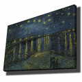 Tablou decorativ, 70100VANGOGH026, Canvas , Lemn, Multicolor