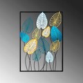 Decoratiune de perete, Atmi 2, Metal, Dimensiune: 70 x 50 cm, Multicolor