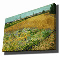 Tablou decorativ, 70100VANGOGH012, Canvas, Lemn, Multicolor