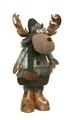 Decoratiune Deer, Decoris, 20x20x52 cm, poliester, verde deschis