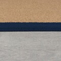 Covor Kira Jute Navy, Flair Rugs, 60x230 cm, iuta/poliester, bleumarin