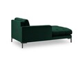 Sezlong living stanga 1 loc, Mamaia, Micadoni Home, BL, 185x102x75 cm, catifea, verde bottle