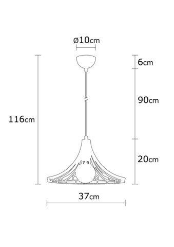 Lustra, Alby, 525NOR1592, Metal, Cupru