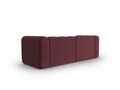 Canapea 3 locuri, Lupine, Micadoni Home, BL, 228x87x70 cm, poliester chenille, bordo