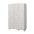 Dulap pentru haine Hedera 1 - White, Vella, 120x48x189 cm