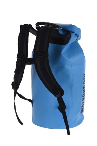 Rucsac impermeabil, 40 L, polivinil, albastru