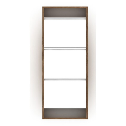 Pantofar Rafevi Hide, 50 x 15 x 124 cm, PAL/metal, walnut