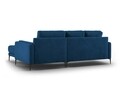 Coltar dreapta, Orrino, Mazzini Sofas, 4 locuri, 242x164x82 cm, catifea, albastru regal