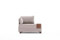 Fotoliu Fly Armchair Left, Balcab Home, 100x80x75 cm, lemn, crem