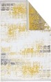 Covor Eko rezistent, NK 01 - Yellow, Grey, 100% poliester,  75 x 300 cm