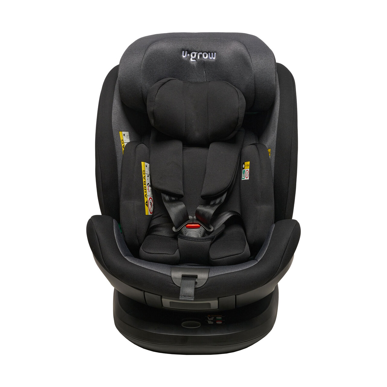 Scaun auto rotativ cu isofix, I-Size, U-grow, 40-150 cm, poliester, negru - 1 | YEO