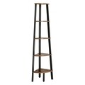 Corp biblioteca Ladder, Vasagle, 32.5 x 34 x 159 cm, otel/PAL, maro rustic