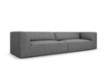 Canapea 4 locuri, Ruby, Micadoni Home, BL, 302x93x69 cm, poliester, gri