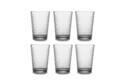 Set 6 pahare Nadir Batuque, sticla rezistenta, 280 ml