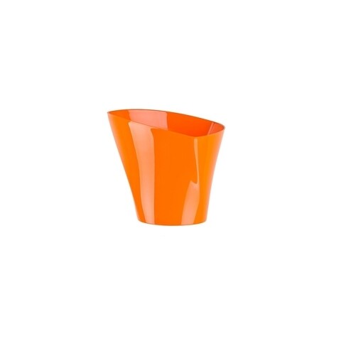 Poza Ghiveci Twister 17 cm, plastic, portocaliu