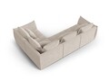 Coltar modular dreapta 3 locuri, Bloom-86, Micadoni Home, 316x216x95 cm, tesatura structurata, bej inchis