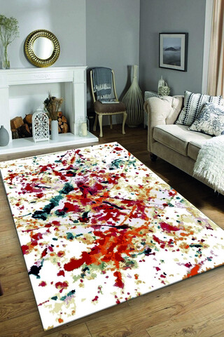 Covor, Oil Paint Djt , 120x180 cm, 50% catifea/50% poliester, Multicolor