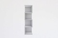 Biblioteca Alin, Asse Home, 25x27x95 cm, alb