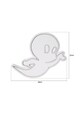 Decoratiune luminoasa LED, Casper The Friendly Ghost,  Benzi flexibile de neon, DC 12 V, Alb