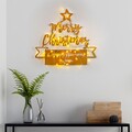 Decoratiune de luminoasa XMASGOLD-004, Tanelorn, 67x62 cm, metal, auriu