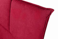 Pat matrimonial, Stockholm, Pillows E, 180x200 cm, saltea tip Pocket, topper memory, Rosu