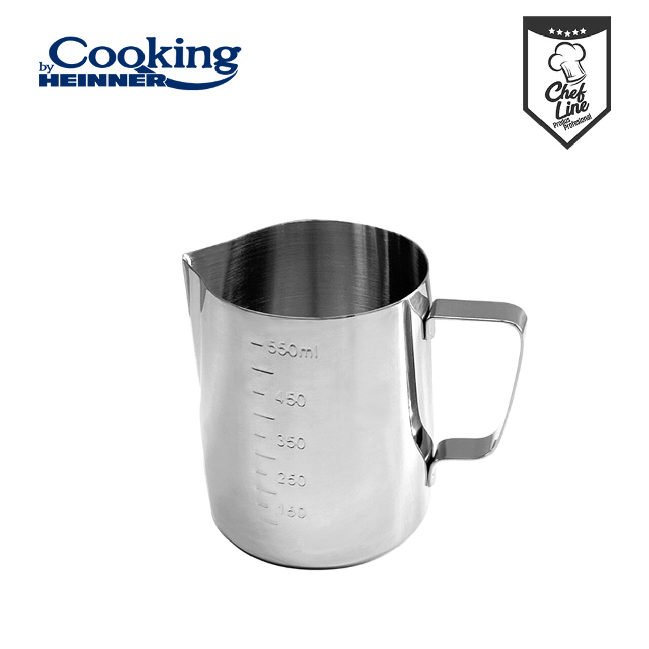 Cana gradata Cooking by Heinner, 550 ml, inox, argintiu