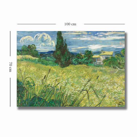 Tablou decorativ, 70100VANGOGH038, Canvas , Lemn, Multicolor