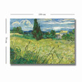 Tablou decorativ, 70100VANGOGH038, Canvas , Lemn, Multicolor