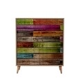 Dulap multifunctional Multilux 726, Vella, 95x36x111 cm, multicolor