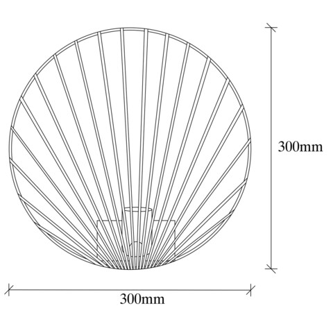 Aplica de perete, Byisoo - 3290, Tatum, 30 x 12 x 30 cm, 1 x E27, 40W, aramiu antic