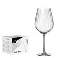 Set 6 pahare vin Jonica, Alar, 650 ml, sticla, transparent