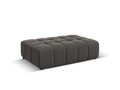 Taburet, Jennifer-51, Micadoni Home, 102x80x40 cm, catifea, gri deschis