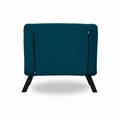 Canapea extensibilă cu 1 loc, Futon, 859FTN2315, Metal , Verde petrol