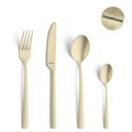 Set tacamuri 16 piese, Amefa, Manille PVD Champagne, inox, bej