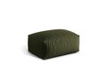 Taburet modular, Martina-169, Micadoni Home, 95x65x44 cm, tesatura structurata catifelata, verde