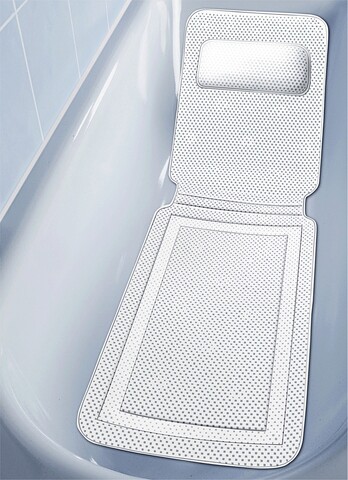 Suport antialunecare pentru cada, Maximex, Comfort, 125 x 36 x 1 cm, plastic, alb