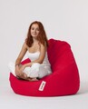 Fotoliu puf, Bean Bag, Ferndale Premium XXL, 115 x 130 cm, poliester impermeabil, rosu