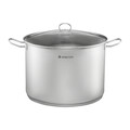 Oala cu capac Acero, Ambition, 36 cm, 25 L, inox/sticla, argintiu