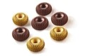 Forma de copt din silicon Crown, Silikomart Easy Choco, 15 forme, Ø3 cm