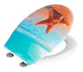 Capac de toaleta, Allstar, Mare, 37.5 x 45 cm, duroplast, multicolor