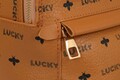 Rucsac, Lucky Bees, 338 Tan, piele ecologica, maro deschis